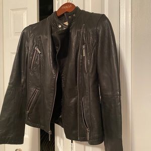 Michael Kors Like New Genuine Leather Jacket